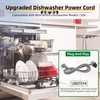 Upgrade 12027214 Dishwasher Power Cord Compatible with Multiple Bosch Dishwasher