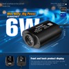 SUNKENET 6W Mini Size Twinkle 400pcs*0.03in*9.8ft Starlight Headliner Kit, Star