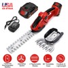 24V Cordless Handheld Grass Shear, Hedge Trimmer with 90° Cutting