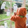 Stickerscape Halloween Window Stickers (Cute White Ghosts - 1 Sheet)