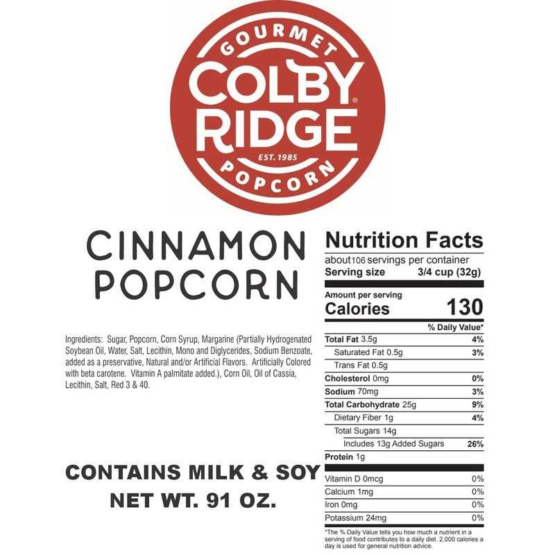 Cinnamon Gourmet Popcorn – Sweet & Spicy Cinnamon Glazed Popcorn