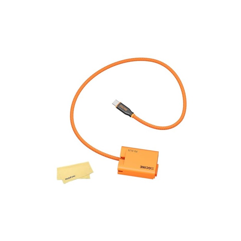 ZGCINE PD-EL15 USB-C PD to EN-EL15 Dummy Battery Cable Power