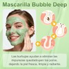 Máscara de burbujas，Mascarilla De Barro Limpiadora Profunda Con Burbujas，Mascarilla De