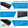 2Pcs Heavy Duty Piano Hinge 30'' x 3'' Open Width,