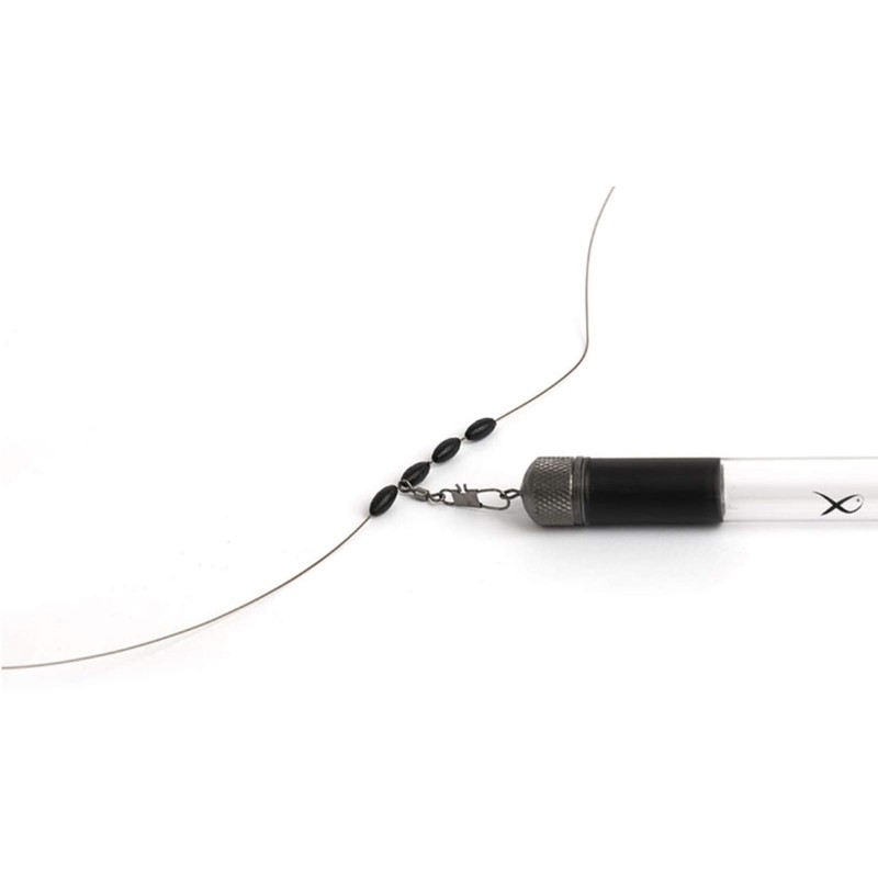 Matrix Float Attachment for Securely Locking Loaded Pellet Wagglers -