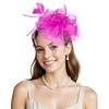 Fascinator Hat for Women Tea Party Hats Mesh Veil Headband