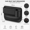 Car Seat Gap Organizer with Cup Holder – PU Leather