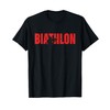 Funny Biathlon Biathlete Shooting Skiing Target Sports Lover T-Shirt