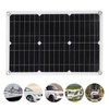 18V 20W Portable Solar Panel Semi Flexible Monocrystalline Waterproof Solar