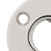 90 Degree Boots Handrail, Round Base 316 Stainless Steel Hardware
