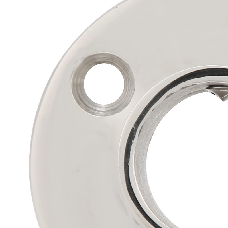 90 Degree Boots Handrail, Round Base 316 Stainless Steel Hardware
