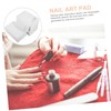 Outanaya 125Pcs Disposable Nail Mats Manicure Pads for Clean Workstation