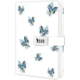 ZXHQ Diary with Lock for Girls Journals for Women Writing Notebook Faux Leather Journal Size A5(8.5 × 5.9 Inch)