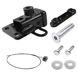 ELSOON 2-Inch Class 3 Trailer Hitch Receiver Compateible with Dodge Ram 1500 (2019-2024), Heavy-Duty Rear Towing Hitch, 6000 lbs Capacity, Rust-Resistant Black Powder Coat