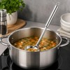 Aldera Home Stainless Steel Soup Ladle with Long Handle, Silver
