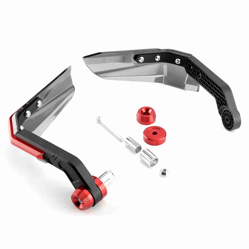 Motorcycle Handguards, Anodized Motorbike Handguards Wind Protector Universal for 7/8''