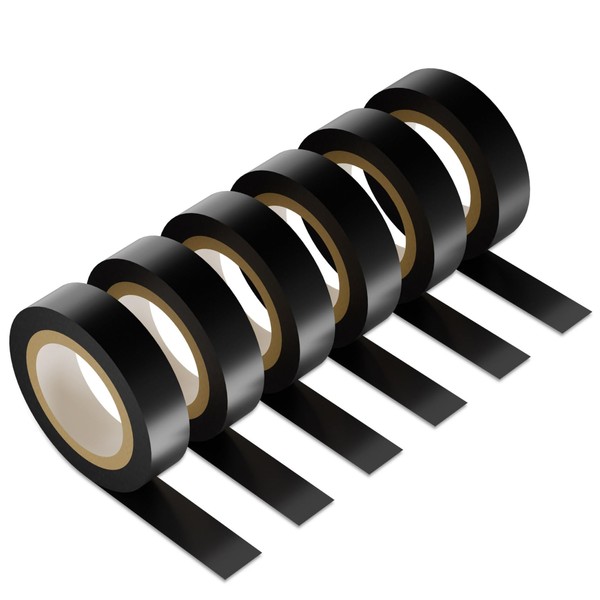 ytorgr Pack of 6 Coloured Insulation Tape, 16 mm x