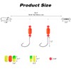 Dr.Fish 5 Pack Pompano Rigs Surf Fishing Rigs Snell Floats