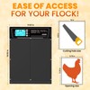 Extra Large Automatic Chicken Coop Door Solar Powered with Remote