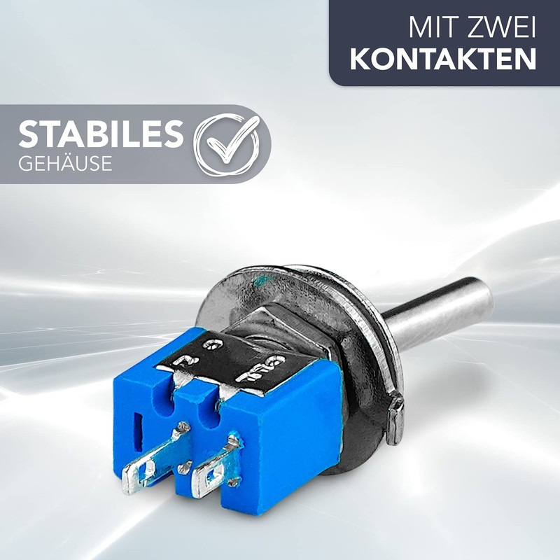 PerfectHD Mini Toggle Switch - Mini Switch - 2 Contacts