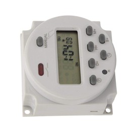 Electronic Timer Digitally Displayed Timer Switch 1S ~ 168h 5VA Small Timer Switch 7 Days Programmable for Electronic Control (5V DC)
