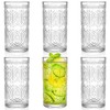 Bekith 6 Pack 12 oz Romantic Water Glasses, Premium Drinking
