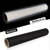 WRAPXPERT Black Reflective Vinyl for Cricut, 12" x5ft Reflective Vinyl