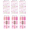 Rainbow Decal Nails Sticker Nails Tatuajes De Uñas Pantera Rosa