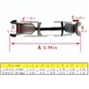 Heavy Duty 316 Stainless Steel Multi-Directional Double Anchor Swivel Connector(1/4"-5/16"