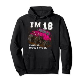 18th Birthday Racing Car Truck Costume T shirt Girls Pullover Hoodie