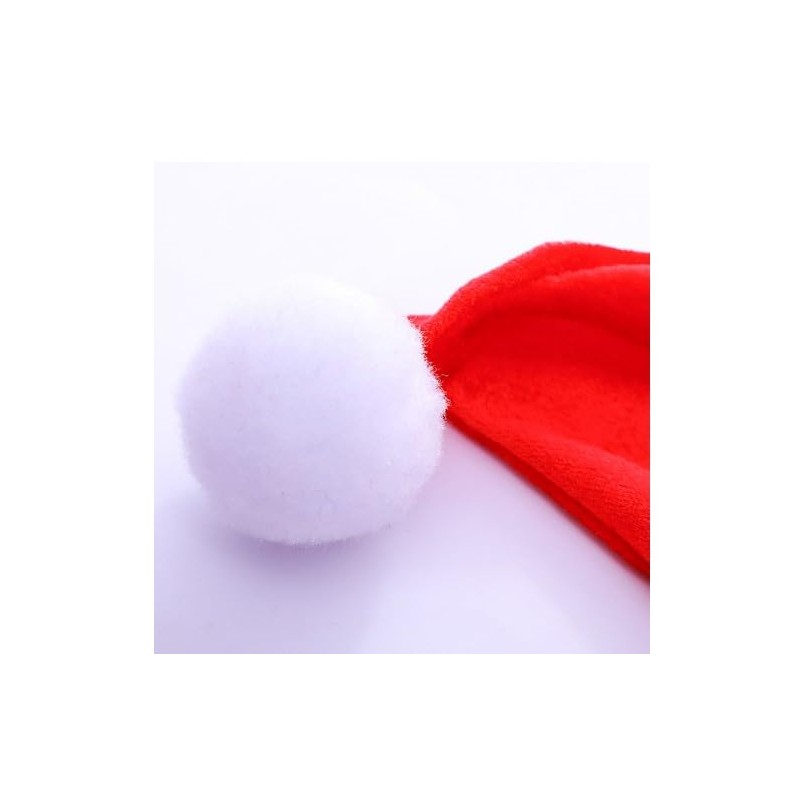JBINNGROUSE Santa Hat Kids Adult,Toddler Santa Hat,Red Velvet Santa Claus