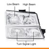 G-PLUS Headlights Assembly, Compatible with 2003 2004 2005 2006 Chevy
