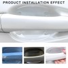JUSTTOP 4 PCS Transparent Car Door Handle Cup Protector, 3D
