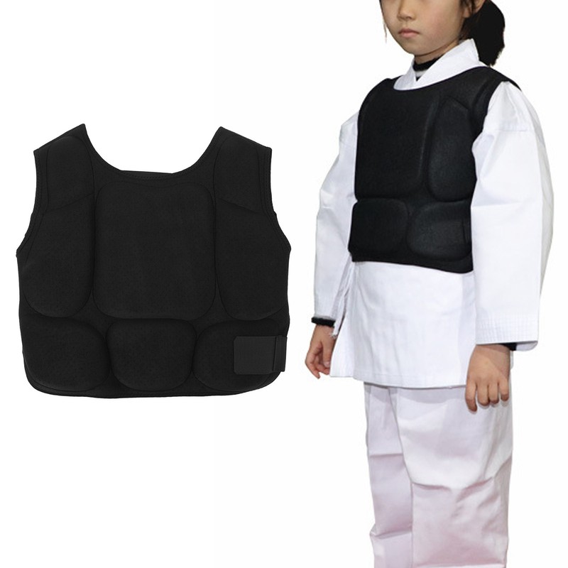 Taekwondo Chest Protector Thickened EVA Liner Shock Absorption Boxing Chest