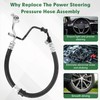 Power Steering Pressure Hose Assembly for 2001-2005 Honda Civic 1.7L