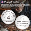 IELCJJ 4 Month Sobriety Coin, One Day at A Time