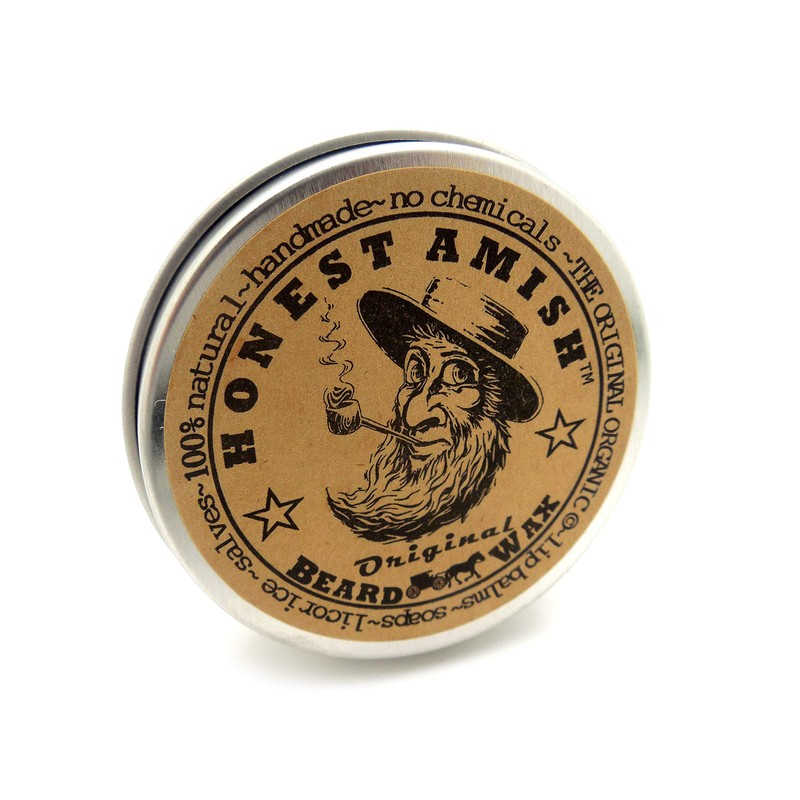 Honest Amish Original Beard Wax - All Natural and Organic-