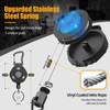 Oaridey Retractable Badge Holders, Heavy Duty Retractable Keychain with Tactical