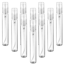 KALIONE 5ml Mini Plastic Spray Bottle 10 Pack Mini Spray Bottle Empty Clear Fine Mist Refillable Perfume Bottles Small Empty Sample Containers Portable Travel Bottles