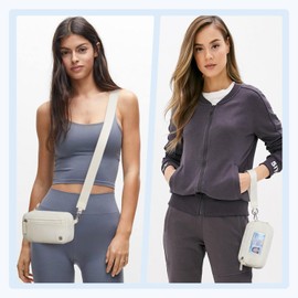 POIUGOYA Small Nylon Crossbody Bags for Women,RFID Wristlet Purse Built in Wallet, 4 Zipper Crossbody Wallet Phone Organizer