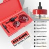 Wkmamo 13-Piece Hole Saw Set, Drill Bit, Carbon Steel 19-64