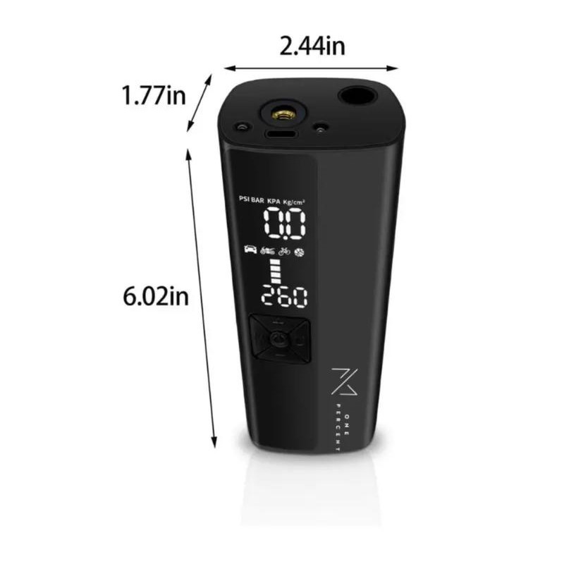 2023 One Percent Portable Digital Air Compressor 150 PSI Electric