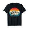 Retro Vintage Hognose Snake with Sunglasses Herpetology T-Shirt