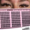 Natural Wispy Lash Clusters 10-16mm Mixed Length