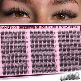 Natural Wispy Lash Clusters 10-16mm Mixed Length