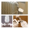 2 Pcs Thermostatic Radiator Heads Automatical Temperature Control Heads Anti
