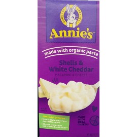 Annie's Macaroni & Cheese Shells & White Cheddar With Organic Pasta 6 oz - 1 Box