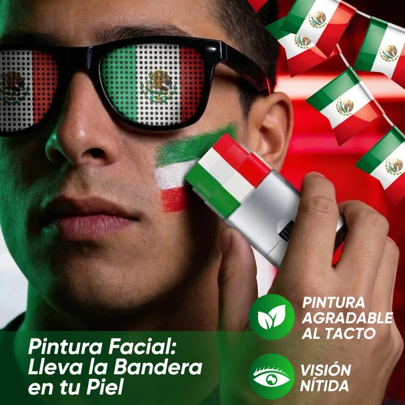 Fiesta Fútbol Paquete México 6 Kits De Cotillón Copa Mundial