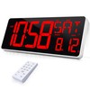 TXL 13.7 Inch Large Digital Wall Clock with Remote Control,LED