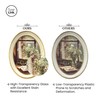 Tone Link. Vintage Oval Picture Frame 5x7 Luxury Antique Picture